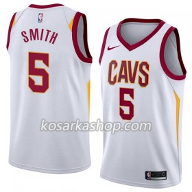 Dres Cleveland Cavaliers JR Smith 5 Nike 2017-18 Bijela Swingman